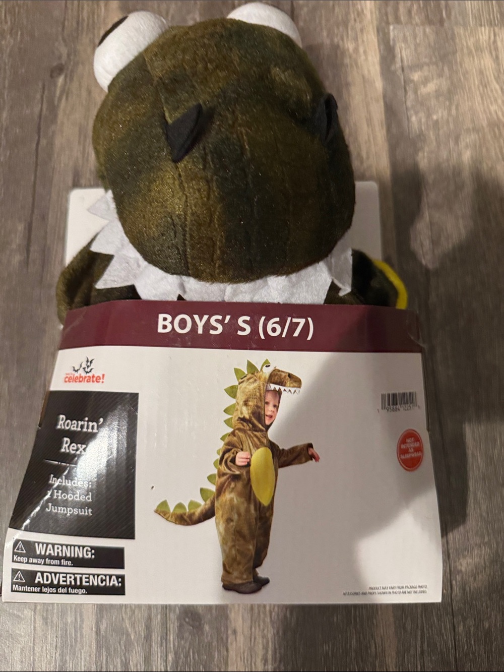 Dinosaur t-Rex costume Roarin' Rex Green Dinosaur Hooded Jumpsuit
